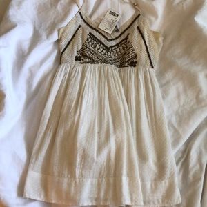 white mini daytime dress